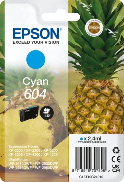 Epson 604 bläckpatron, flera färger