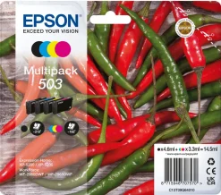 Epson 503 Chilifrukter Multipack bläckpatronset