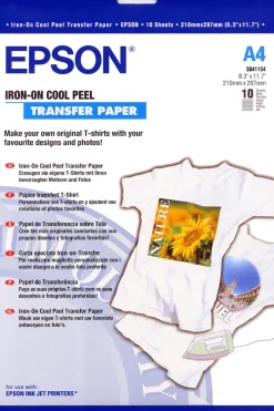Epson Iron-on Cool Peel transferpapper A4, 10 ark