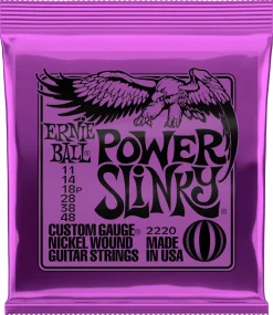 Ernie Ball Power Slinky 11-48 strängset till elgitarr