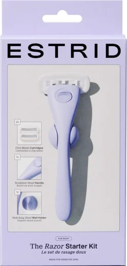 Estrid rakhyvel startkit med vägghållare och blad