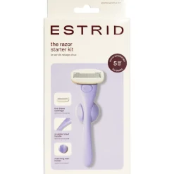 Estrid rakhyvel startkit med vägghållare och rakblad
