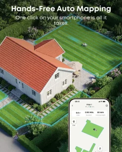 Eufy E15 robotgräsklippare utan slinga, 800 m2