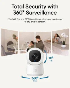 Eufy Indoor Cam C220 övervakningskamera 2K med AI