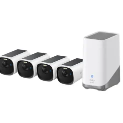 EufyCam E40 4 x övervakningskamera 2K med HomeBase