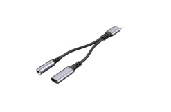 Exibel audio- och laddningsadapter USB-C 3,5 mm, 100 W