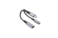 Exibel audio- och laddningsadapter USB-C 3,5 mm, 100 W