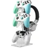 Exibel ställ för handkontroller och headset 4-i-1, transparent