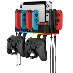 Exibel väggfäste Nintendo Switch, laddning och RGB