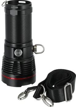 Extra stark ficklampa 3600 lumen, laddningsbar, IP44