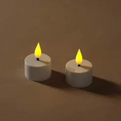 Extra värmeljus LED uppladdningsbara 2-pack, Northlight
