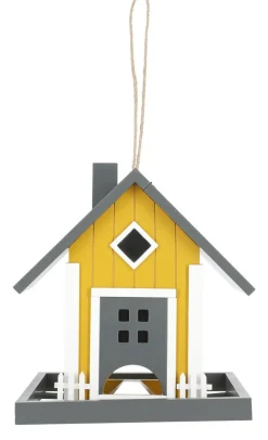 Fågelmatare trähus