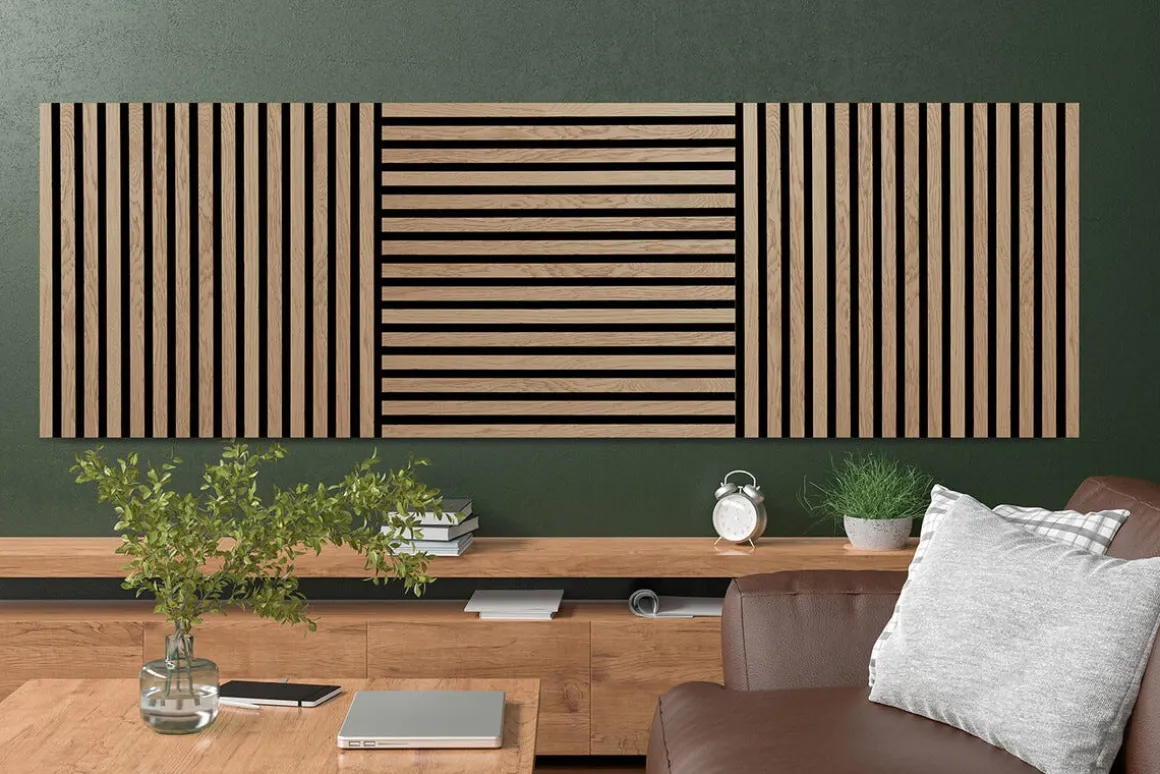 Fibrotech Square akustikpanel för vägg och tak, 2-pack