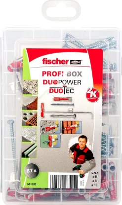 Fischer Profi-Box DuoPower och DuoTec pluggar, 87 delar