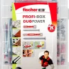 Fischer Profi-Box universalplugg DuoPower med skruv, 150-pack