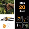 Fiskars Solid sekatör med sidoskär M P321