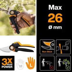 Fiskars X-series L P961 sekatör med sidoskär