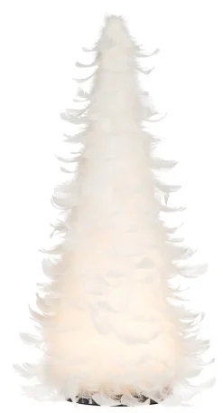Fjädergran med LED, 41 cm