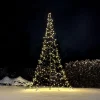 Flaggstångsbelysning LED 6 m, varmvit med timer