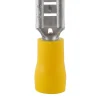 Flatstiftshylsa 6 mm gul hona, 10-pack