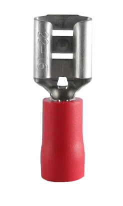 Flatstiftshylsa 1,5 mm röd hona, 10-pack