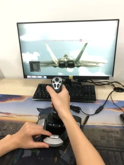 Flight stick, flight simulator joystick, PC