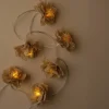 Flower ljusslinga blommor batteridriven LED 1,85 m