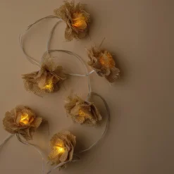Flower ljusslinga blommor batteridriven LED 1,85 m