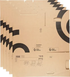 Flyttlåda small 40,5 x 30,5 x 32,5 cm, 5-pack
