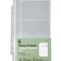 Fotofickor A5 för foton 92 x 61 mm 20-pack