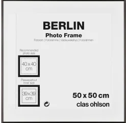 Fotoram Berlin, svart