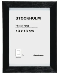 Fotoram Stockholm, svart