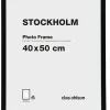 Fotoram Stockholm, svart