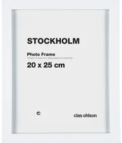 Fotoram Stockholm, vit