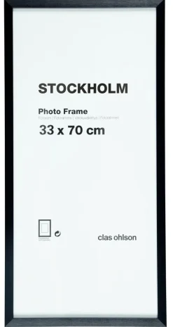 Fotoram Stockholm, svart