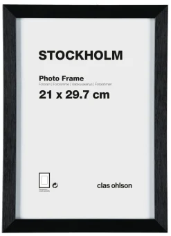 Fotoram Stockholm, svart