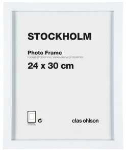Fotoram Stockholm, vit