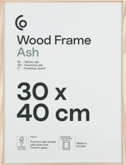 Fotoram trä FSC 30x40 cm