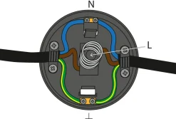 Fotströmbrytare 1-pol 250 V / 2 A