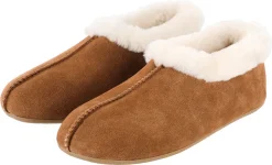 Fårskinnstofflor herr och dam, beige