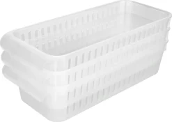 Förvaringskorgar för kylskåp och skafferi, 3-pack