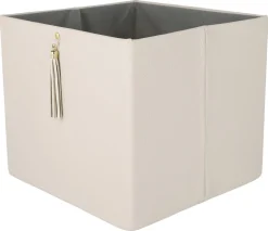 Förvaringslåda kvadrat, konstläder