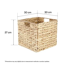 Förvaringslåda kvadrat, vattenhyacint