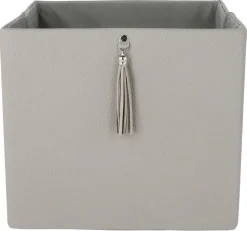 Förvaringslåda kvadrat, konstläder