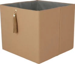 Förvaringslåda kvadrat, konstläder