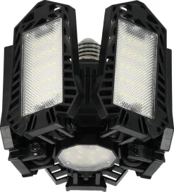 Garage- och förrådslampa 5 vinklingsbara blad 22 W