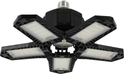 Garage- och förrådslampa 5 vinklingsbara blad 22 W