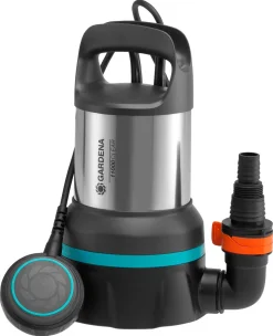Gardena 11000 dränkbar pump, flottörbrytare, 450 W