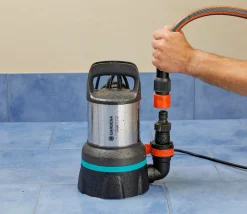 Gardena 11000 dränkbar pump, flottörbrytare, 450 W