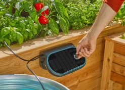 Gardena Aquabloom set L droppbevattning solcell, 30 plantor